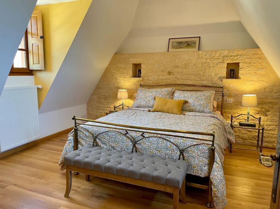 Charming 19Th Century Farmhouse With Pool Vitrac  Exteriör bild