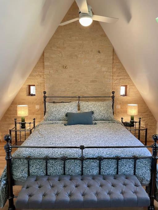 Charming 19Th Century Farmhouse With Pool Vitrac  Exteriör bild