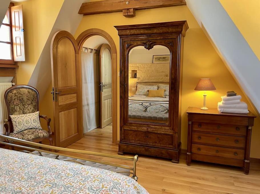 Charming 19Th Century Farmhouse With Pool Vitrac  Exteriör bild